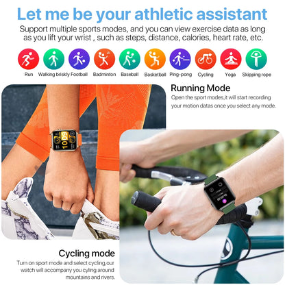 Relojes Inteligentes Para Hombre/Mujeres (Responder/Hacer Llamadas), Reloj Deportivo De Moda, Rosa